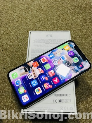 Apple iPhone x 64 gb silver